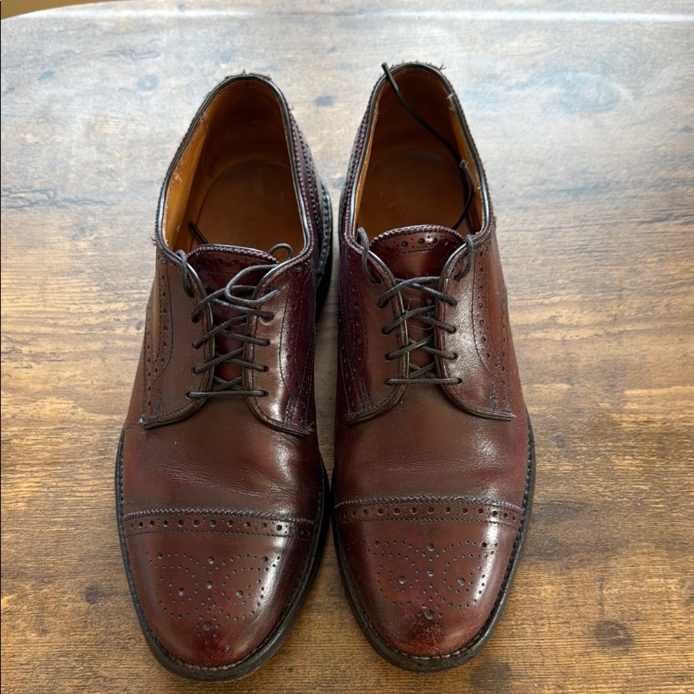 Allen Edmonds Classic Brown Leather Men's Dress Shoes